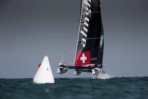 The Extreme Sailing Series 2018. Act1. Muscat. Oman Photo by Lloyd Images